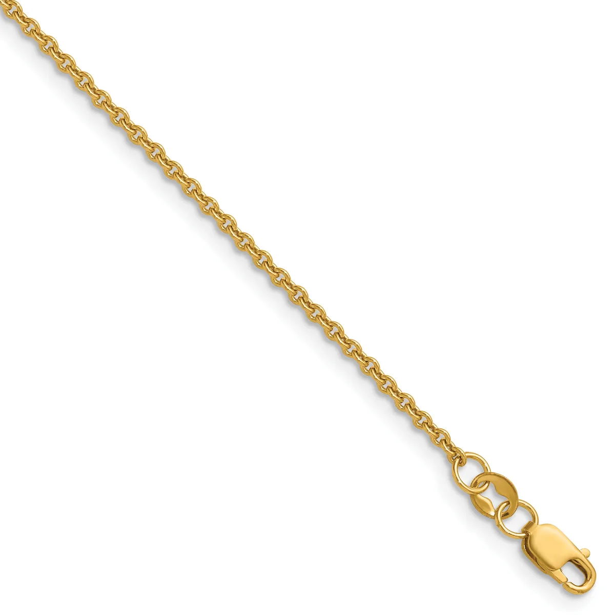 1/20 14K Gold Filled 1.60mm Cable with Lobster Clasp 16in Chain — 16 in · Gold Filled 14/20 · 1.7 mm
