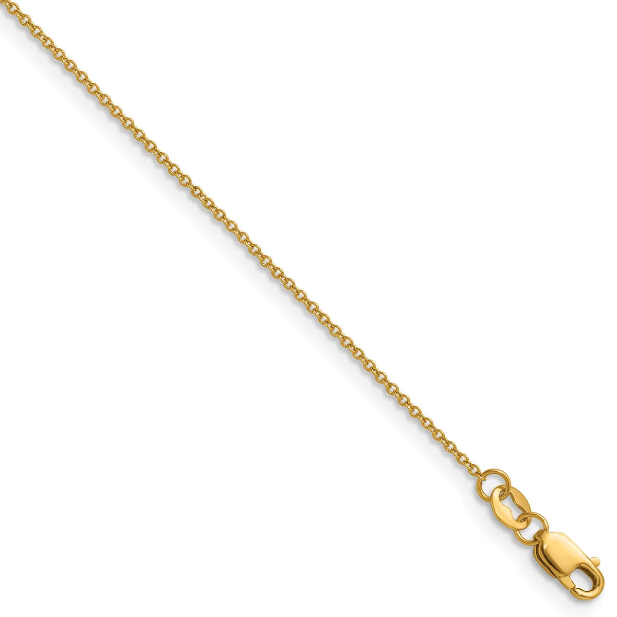 1/20 14K Gold Filled Carded Cable Chain — 16 in · Gold Filled 14/20 · 1.15 mm