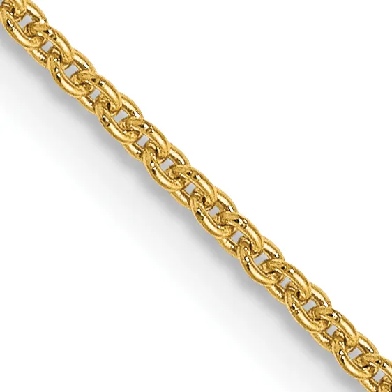 A gold chain with interlocking rectangular links arranged diagonally against a white background.
