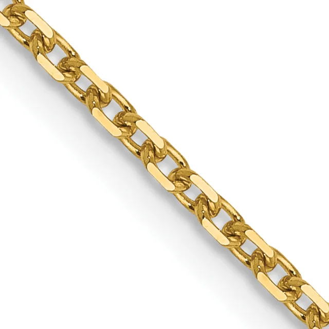 A gold chain bracelet with alternating textured and polished rectangular links, displayed diagonally against a white background.