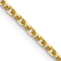 A gold chain bracelet with alternating textured and polished rectangular links, displayed diagonally against a white background.
