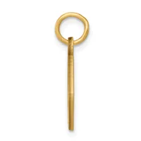 A brass eye hook with a threaded shaft and a round loop at the top, shown against a white background.
