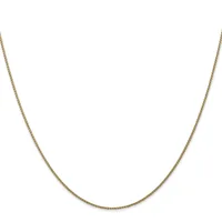 A delicate gold-toned chain necklace with a twisted rope texture, displayed against a white background.