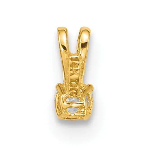 Gold-colored pendant with an open bail top, featuring a rectangular base with decorative scrollwork and two small oval white stone settings.