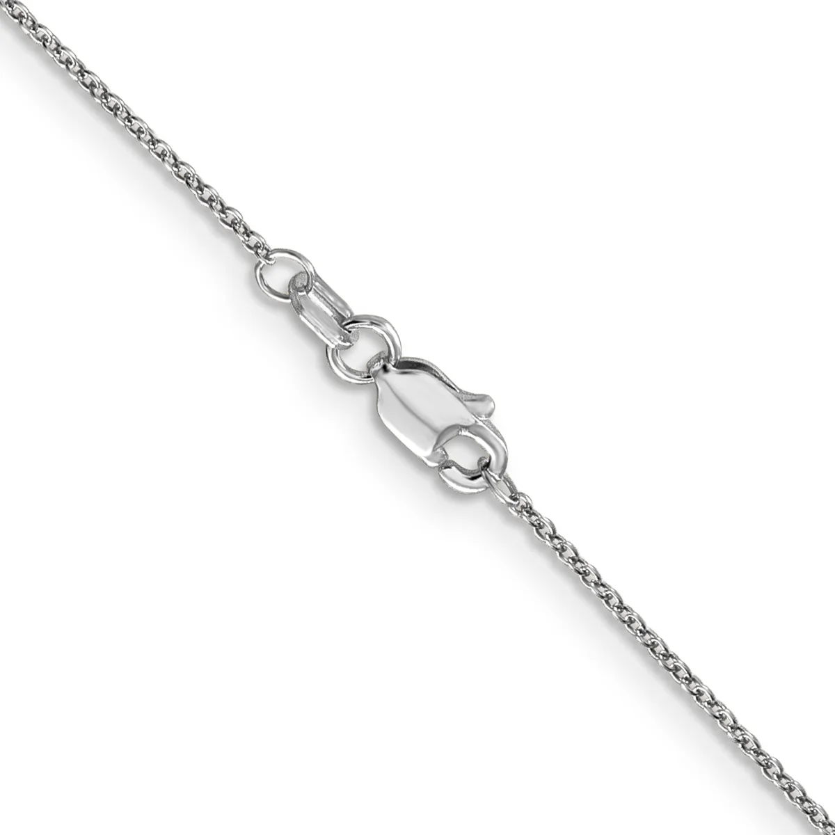 A silver chain necklace with a textured weave pattern and a lobster claw clasp displayed against a white background.