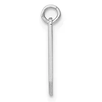 A silver eye bolt with a long cylindrical shaft and a ring loop at the top, shown against a white background.