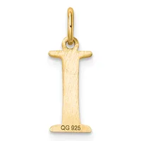A gold cross pendant with a textured finish and rounded arms, suspended from a thin bail loop, displayed against a white background.