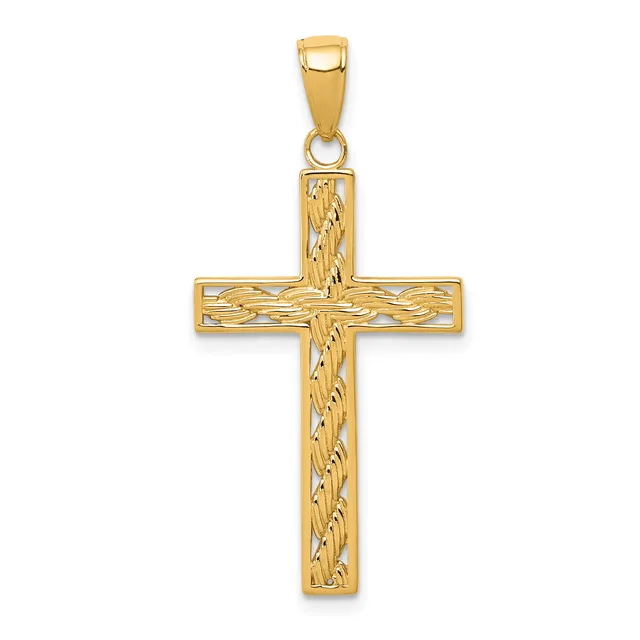 Gold Cross Pendants — 14 KT Yellow