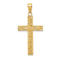 Gold Cross Pendants — 14 KT Yellow
