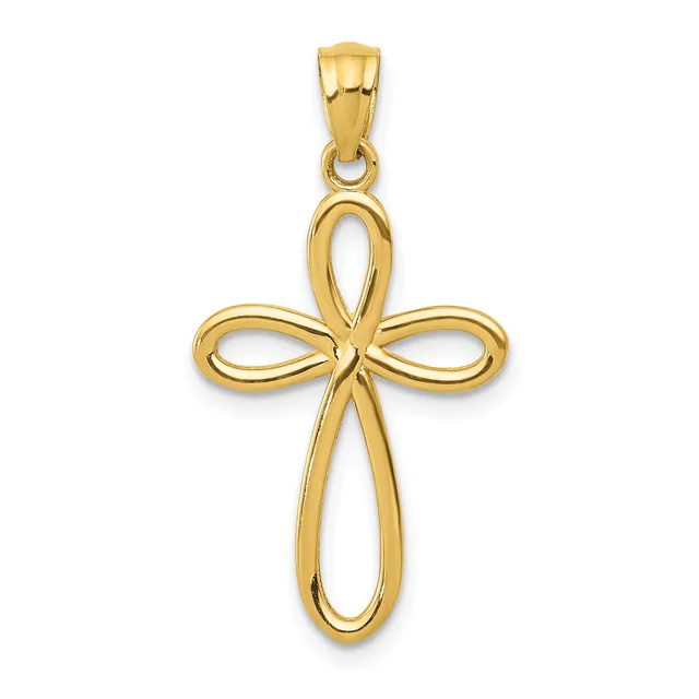 Gold Cross Pendants — 14 KT Yellow
