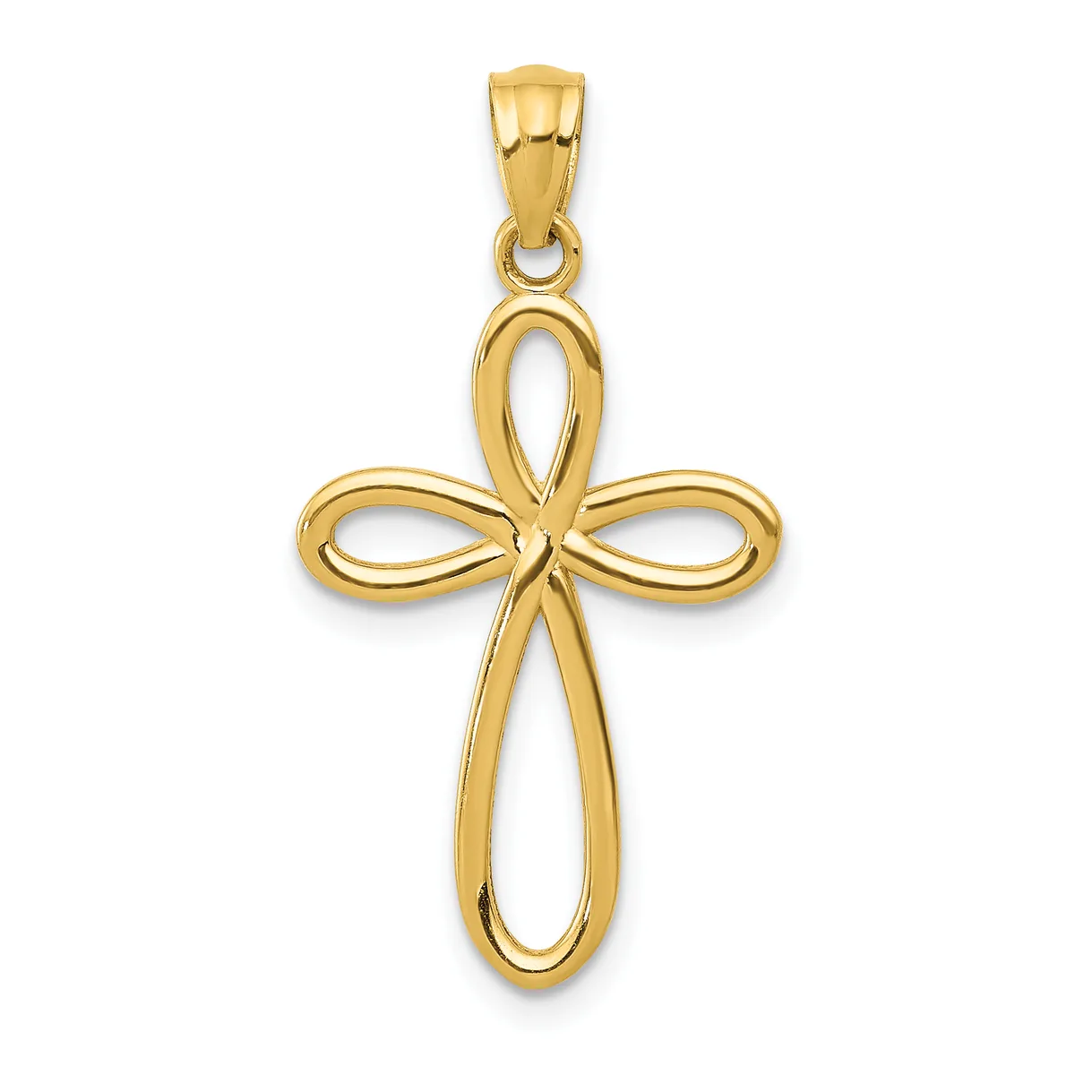 Gold Cross Pendants — 14 KT Yellow