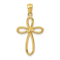 Gold Cross Pendants — 14 KT Yellow