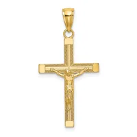 Gold Crucifix Pendant — 14 KT Yellow