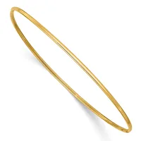 Gold Slip-on Bangles — 7.5 in · 14 KT Yellow