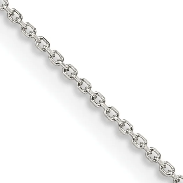 Octagonal Cable Chain — 16 in · Sterling Silver · 1 mm