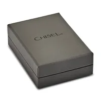 A gray textured gift box with a lid and base, shown closed at a slight angle against a white background.
