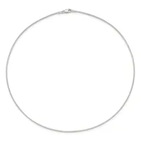 A thin silver-toned circular wire bangle bracelet with a small clasp closure at the top, displayed against a white background.