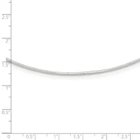 A curved metal wire or cable shown against a ruler marked in inches from 0 to 2.5 inches, with the wire's lowest point at approximately 1.5 inches.