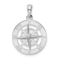 Sterling Silver Compass Pendants — Sterling Silver · 16.97 mm