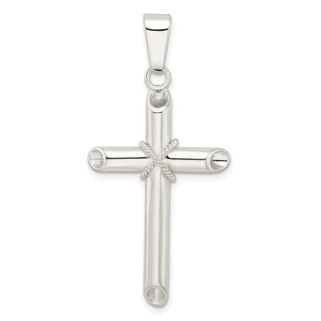 Sterling Silver Cross Pendants — Sterling Silver · 22.86 x 39.45 mm