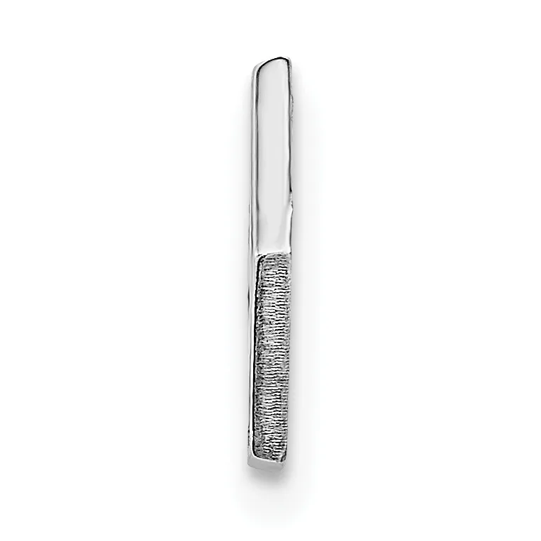 A silver letter opener with a textured wrapped handle and a flat blade, shown vertically against a white background.