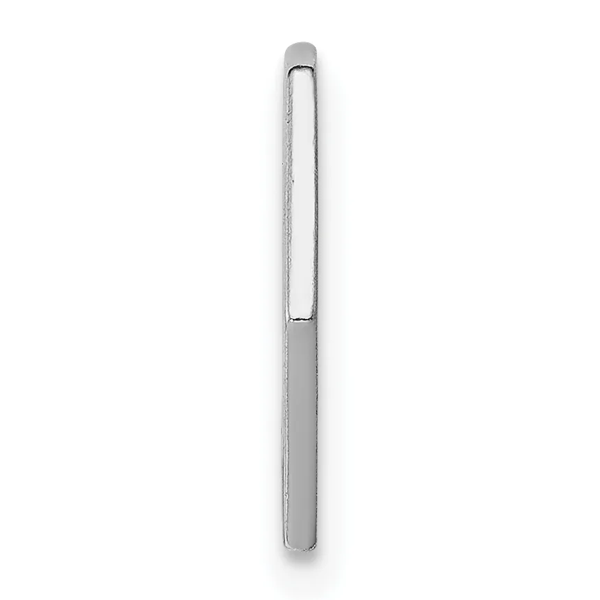 A silver-colored stylus pen with a rounded clip at the top and a tapered lower section, shown vertically against a white background.