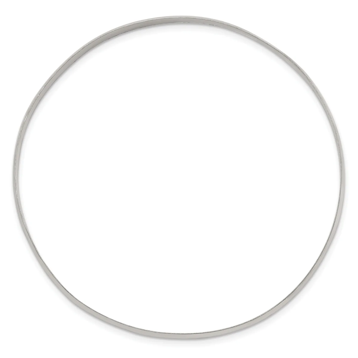 A simple gray circle outline on a white background.