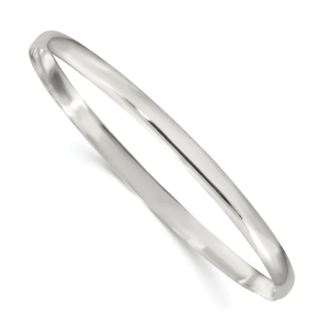 Sterling Silver Slip On Bangle — Sterling Silver