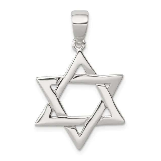 Sterling Silver Star of David Pendants — Sterling Silver