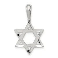 Sterling Silver Star of David Pendants — Sterling Silver · 15.08 x 16.95 mm