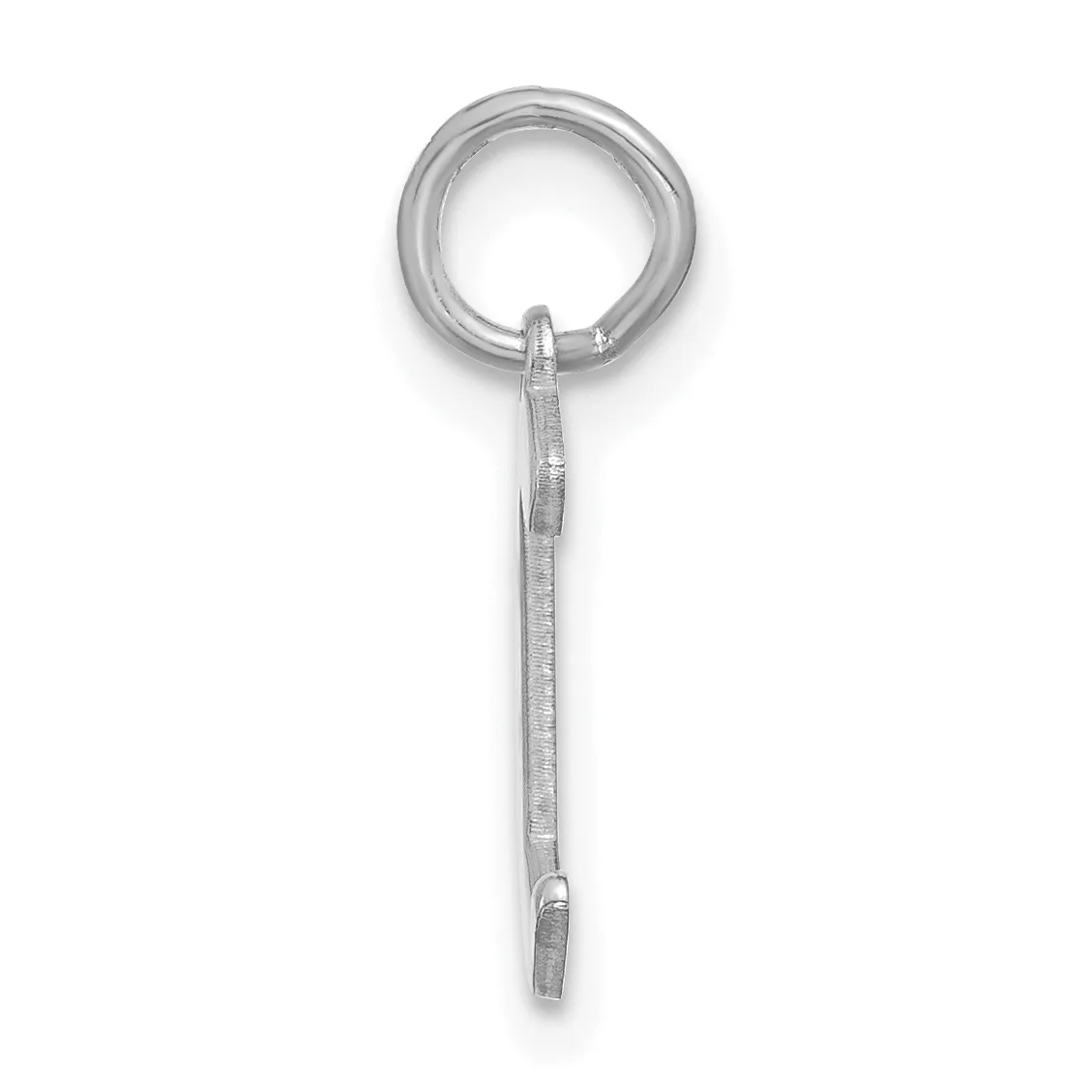 A silver eye hook screw with a looped top and threaded shaft, displayed against a white background.